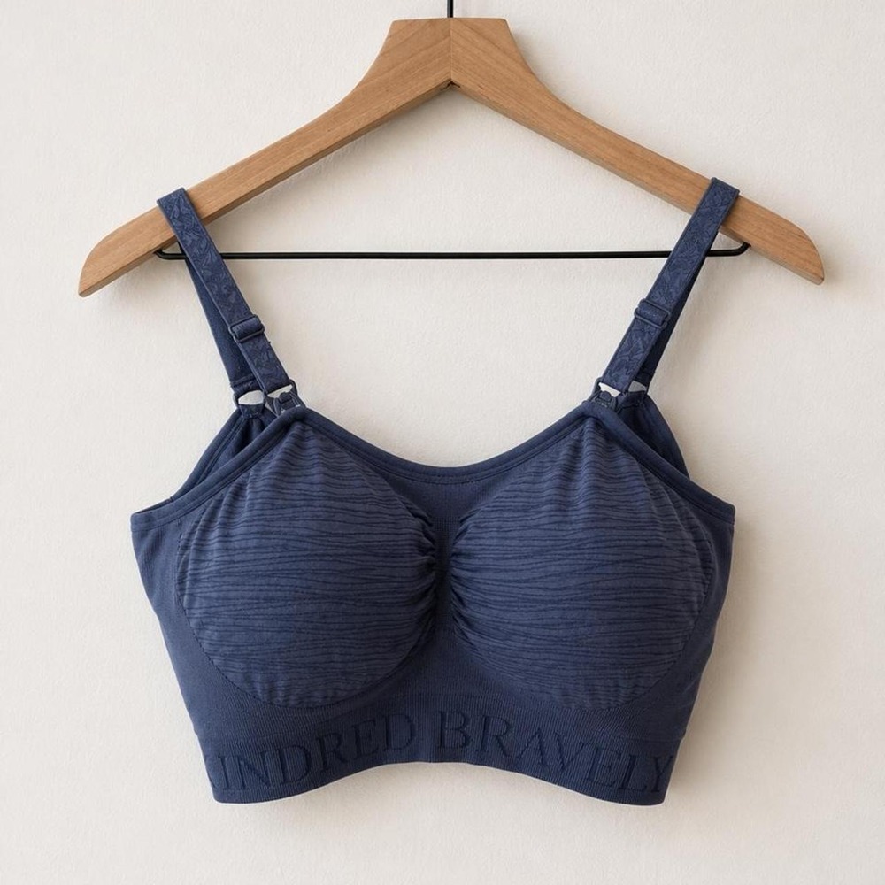 Kindred Bravely Nursing Bra Slate Blue Modern | Size XL